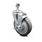 Service Caster 5 Inch Thermoplastic Rubber Swivel 12mm Threaded Stem Caster with Brake SCC SCC-TS20S514-TPRB-TLB-M1215 - alternate 1